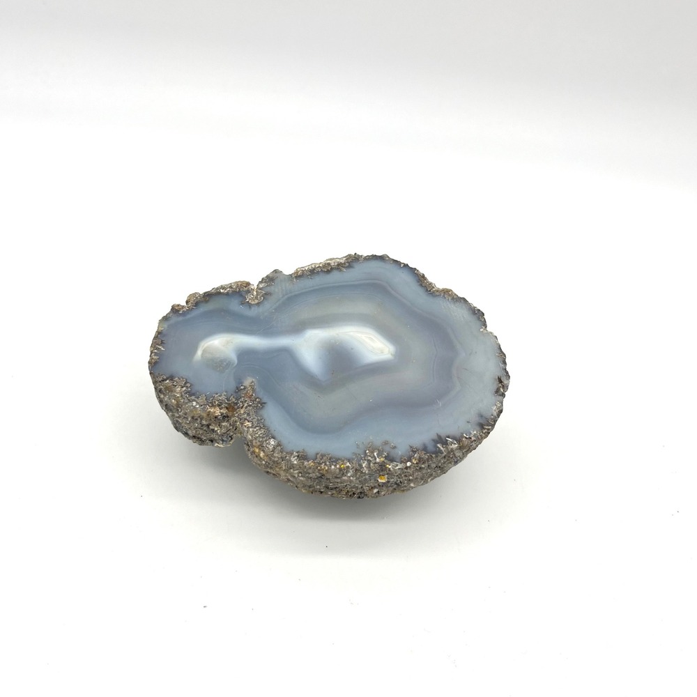 Polished Agate Slice Geode Crystal Slice Natural Stone Display